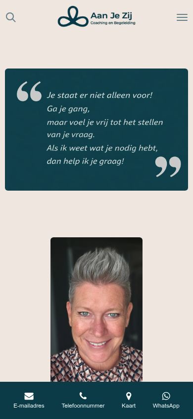 Websitevoorbeeld van Wendy Thus